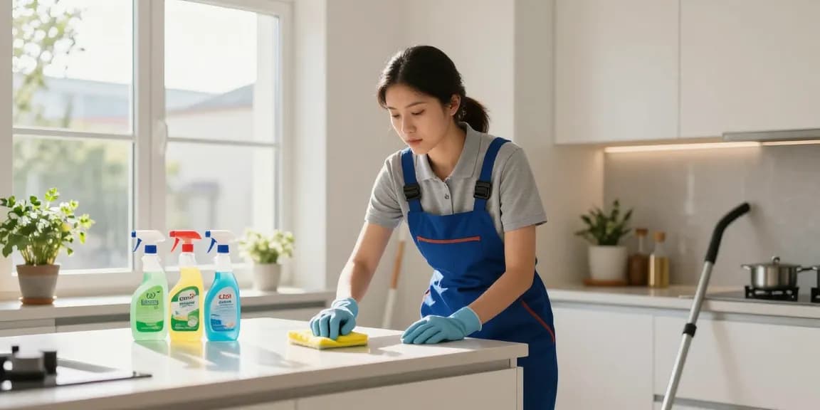 Professional cleaning services in Bern demonstrating thorough residential clean.