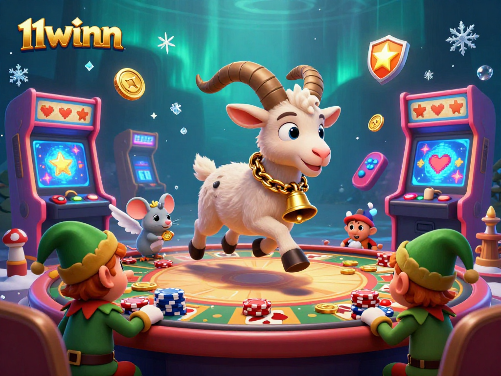 Experience thrilling action at 11winn casino with lively characters and vibrant game elements in a festive atmosphere.