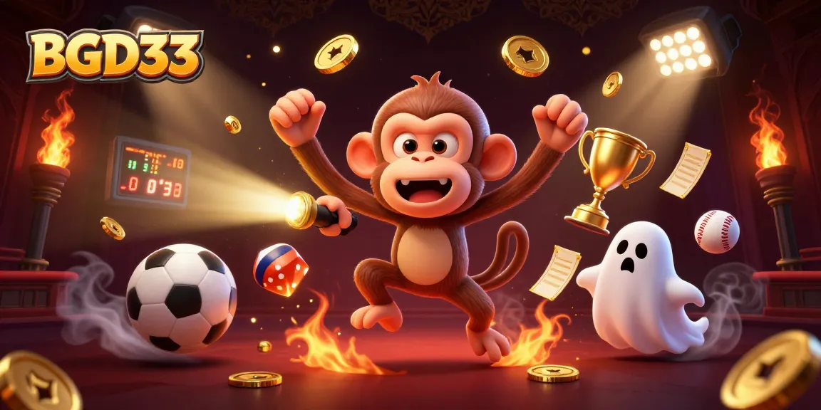 Play exhilarating games at BGD33, where excitement meets winning strategies in an ultra-detailed casino scene.