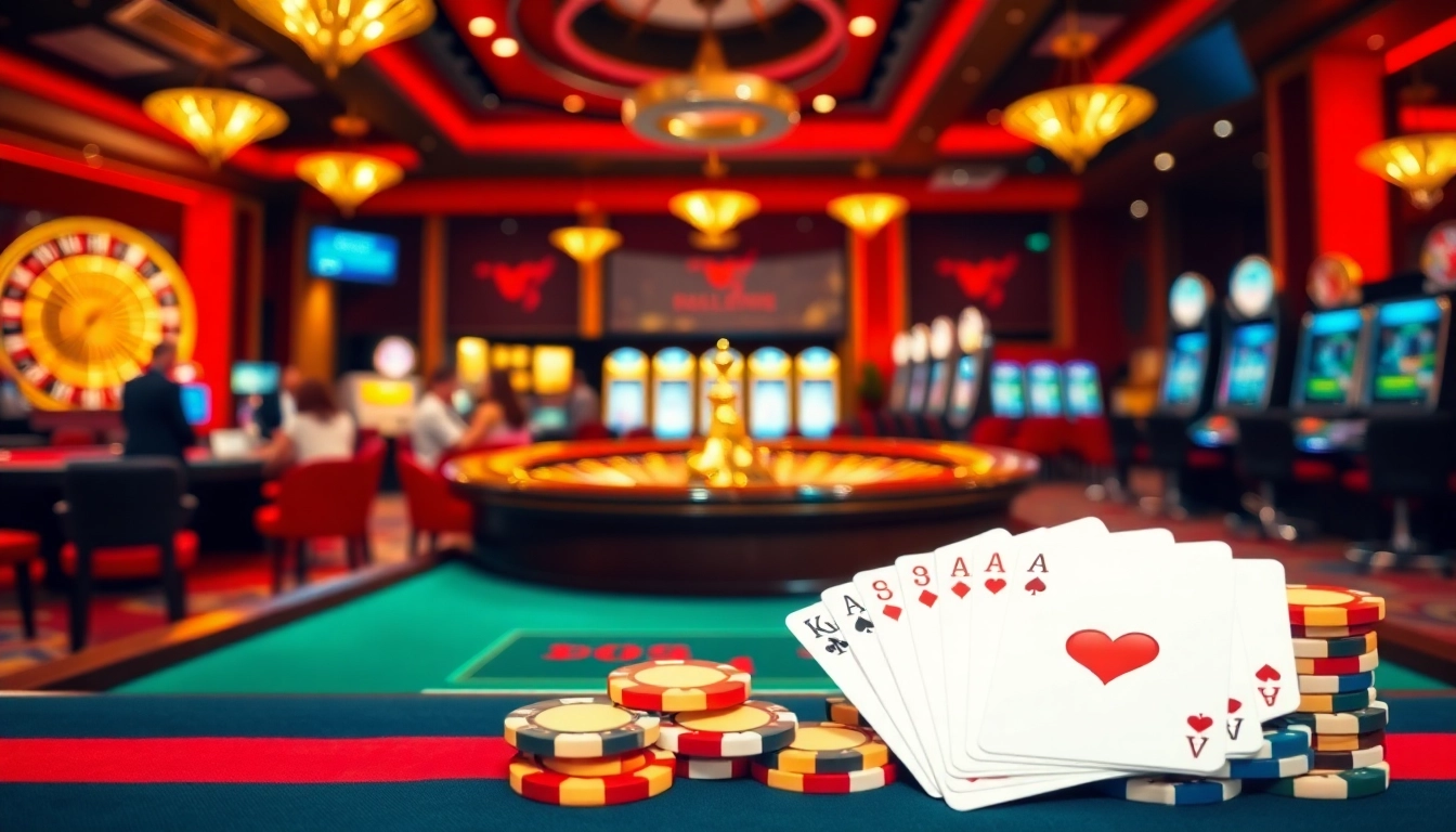 Experience thrilling online gambling at https://nk88s.net/ with vibrant casino visuals and poker excitement.